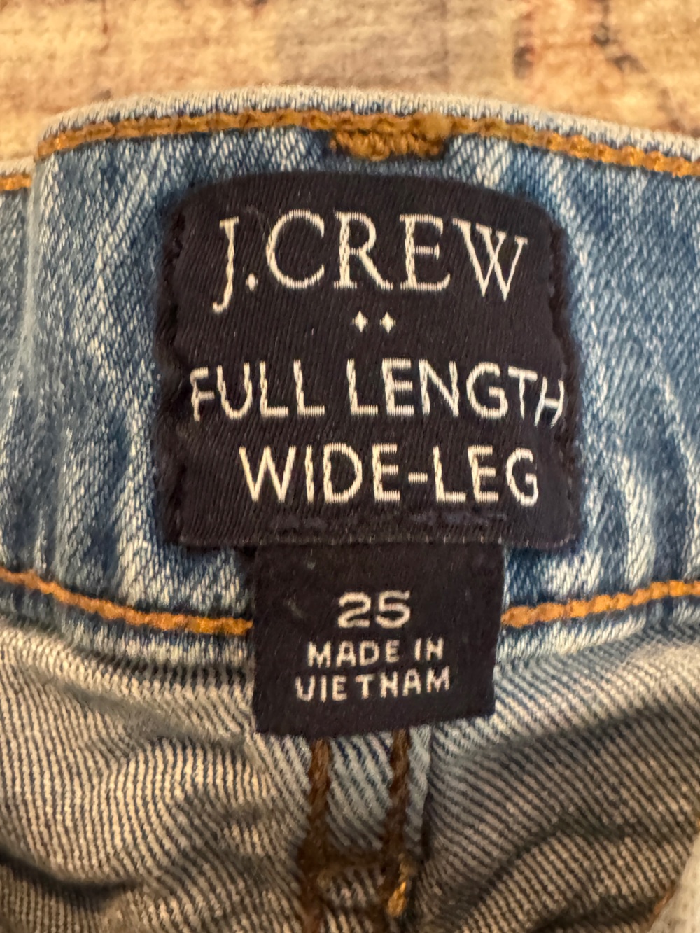 J. Crew Wide Leg Full Length Jean in All Day Stretch - Picture 5 of 5